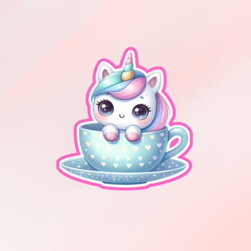 Licorne dans une tasse